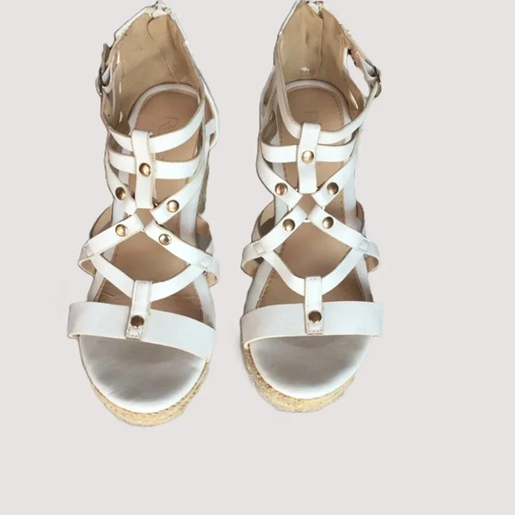 Refresh women's sandals White Wedges Sz 7 - Picture 7 of 13